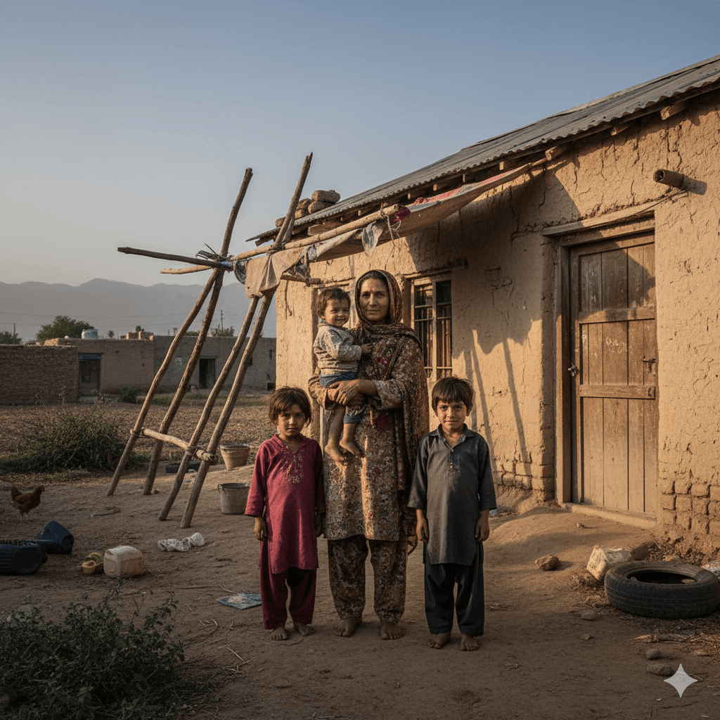 Low income Pakistani family eligible for BISP 8171 cash assistance program
