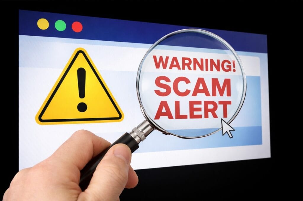 Don't check your cnic in scamy website