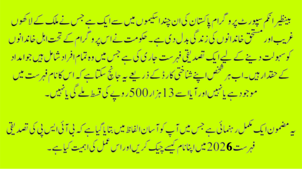 What is BISP 8171 Service