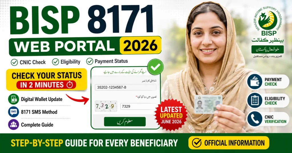 BISP 8171 Web Portal CNIC Check